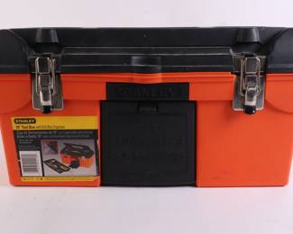 Lot 3708 Stanley 19 Tool Box  Full of Tools