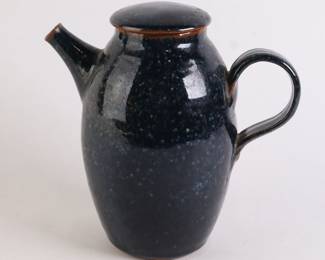 Lot 3703 Vintage Studio Pottery Teapot  Signed Boyer