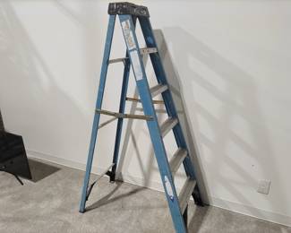 Lot 9630 Werner Fiberglass 6ft Ladder