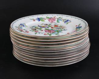 Lot 9708 Pembroke Gold Trim by Aynsley  Bone China  12 Salad Plates