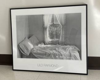 Lot 9640 Lilo Raymond  Black and White Bed Photograph Print