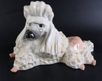 Lot 9651 Ceramic Poodle Figurine