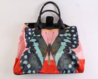 Lot 9705 Kate Landry Butterfly Tote Bag  Purse