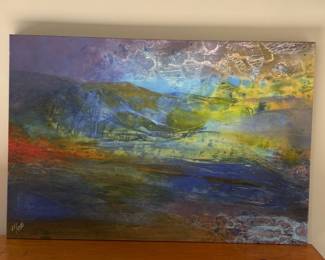 Lot 9722 Julian Corvin Giclee Art Misty Mountain