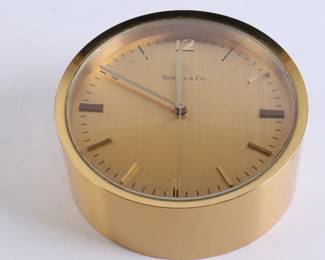 Lot 9671 Vintage Tiffany and Co Clock