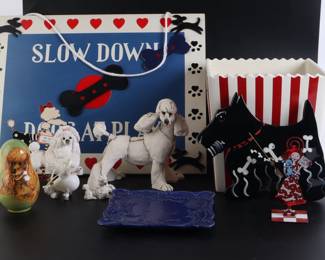 Lot 8150 Lot of 11 Dog and Home Decor