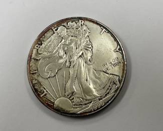 Lot 9672 1996 Liberty 1oz Fine Silver Dollar