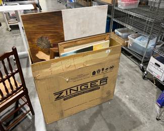 Lot 9728 Box of Artist Canvases  Mostly Preused