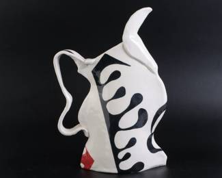 Lot 3715 Jazz in Clay 1 Abstract Art Pottery