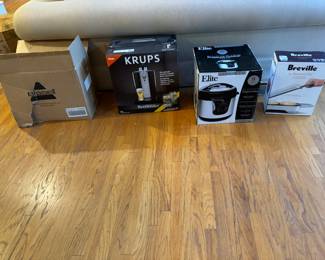 All of these expensive appliances are unopened. Selling each for $20