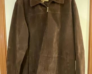 Mens Boston Harbor Suede Jacket