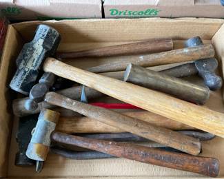 Hammers -box lot