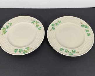 Belleek Porcelain Limpet Plates