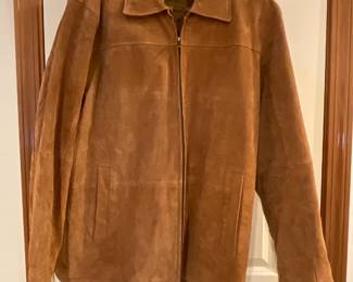Mens Boston Harbor Suede Jacket