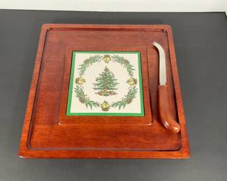 Spode Xmas Cheese tray
