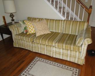 Mid Century Modern, living room sofa!!  Strips never did look so good