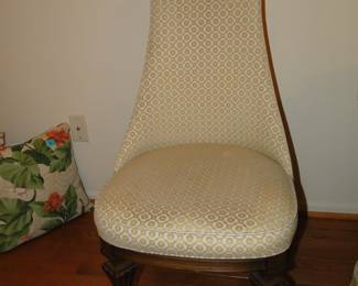 High back Mid Century Modern Chair