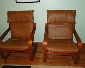 Poang Chairs, in remarkable condition