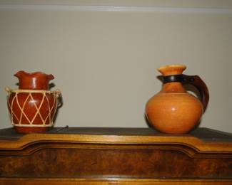 Native American pottery pieces