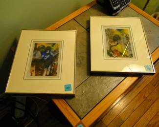 Small framed pieces of art
