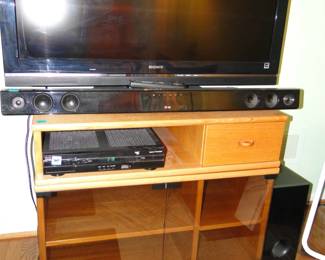 Media system, along with a very nice media cabinet