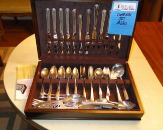 Complete silverware set with chest