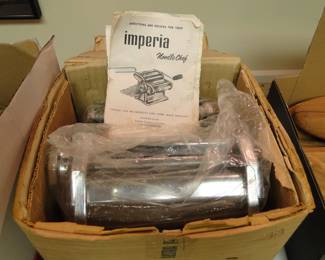 Imperia pasta machine, direct from Italy, and not Kohls