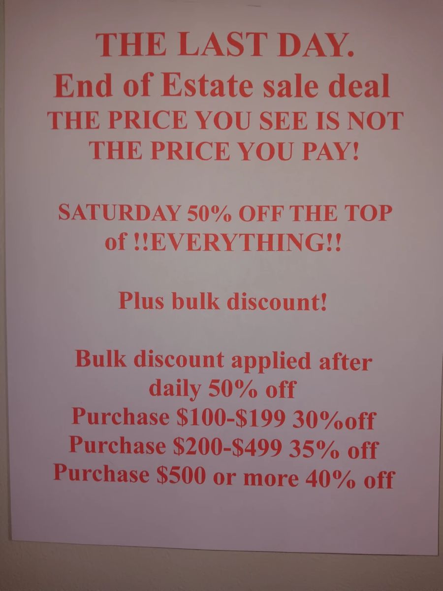 Estate Sale 4 floors in Blackstone, MA starts on 12/6/2023