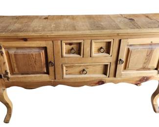 Rustic Wood Side Board