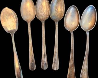 Sterling and Silver Plated Spoons
