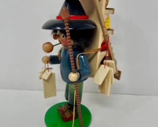 10.5" Erzgebirge Steinbach Wood Incense Burner Street Merchant