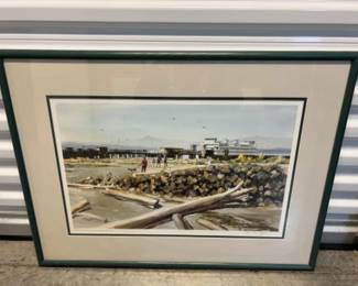 S/N 1994 Ken Duffin Edmonds Ferry Art Print - 124/700