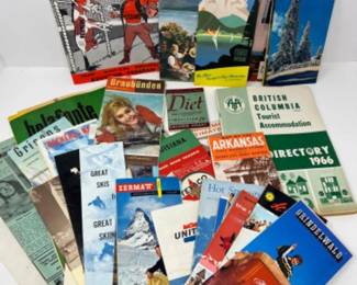 Mid Century Paper Travel Ephemera