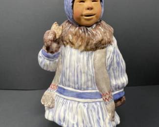1989 C Alan Johnson 'Sophie' Alaskan Ceramic Figurine