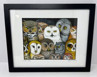 Who's Hoo Owl Art Print - SIGNED - Don McMahon