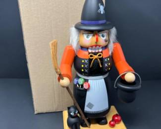 KWO E. M. Merck Old World Christmas Witch Nutcracker - SIGNED