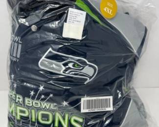 NIB NFL Seattle Seahawks Super Bowl Champions Jacket 4XL