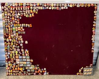 Vintage Pins on Board - DIsney, 80s Toys, McDonalds, & More