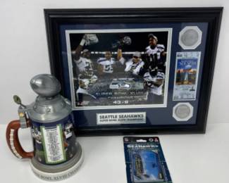 Seattle Seahawks Championship Super Bowl Memorabilia