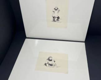 S/N C. Alan Johnson Art Pints - Jack & Seekoo + Sahkolik