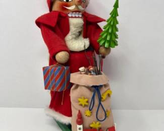 Vintage German Steinbach Nutcracker Santa Claus 14.5" Tall