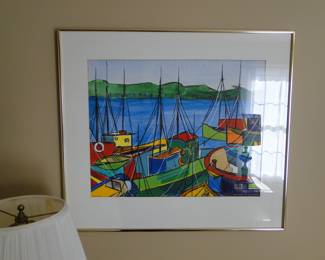 Bright vibrant watercolor, no fading, a one of a kind piece of artwork