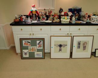 Lots of great artwork, and fun decorative items for the home as well