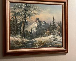 Great painting!  It's like you can feel the coolness in the air.