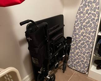 Great wheelchair, iron board, and more.