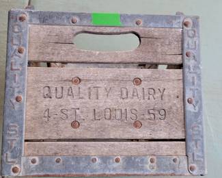 Vintage Quality Dairy Milk Crate 