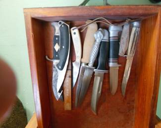 Vintage hunting knives