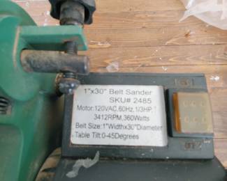 Belt Sander 1"x30"