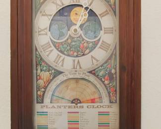 Planters Clock