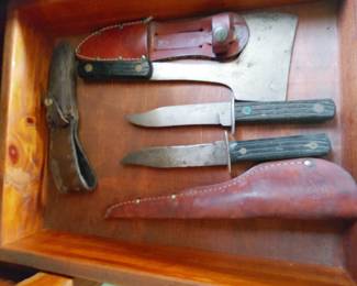 Vintage Hunting Knives